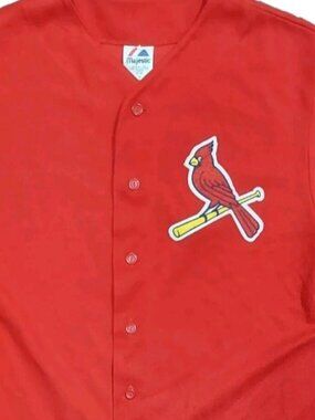 Vintage Cardinals Baseball Jersey Shirt Mens Size M St. LOUIS MO